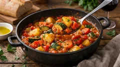 Stufato di verdure cremoso ma non colloso: dosi di liquido e tecnica