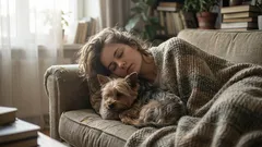 Perché il cane dorme attaccato a te: cosa significa davvero e quando preoccuparti