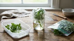 Come conservare il prezzemolo in frigo e farlo durare fino a 7 giorni