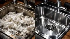 Lavandino più bianco della neve in 10 minuti: ho usato questo al posto del bicarbonato di sodio — risultato sorprendente